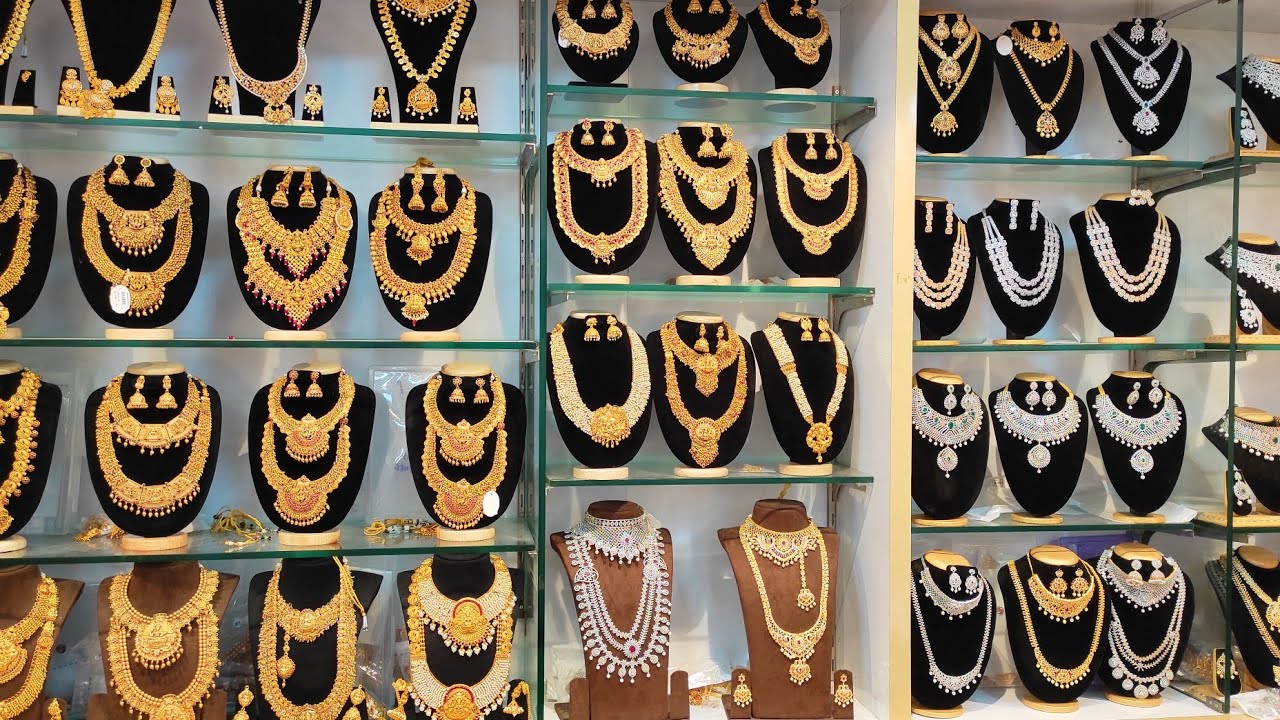 Very Very Low Price 👌👌 Manufacturing Cost Bridal Set Jewellery Choker Haram Necklace Wholesale Shop