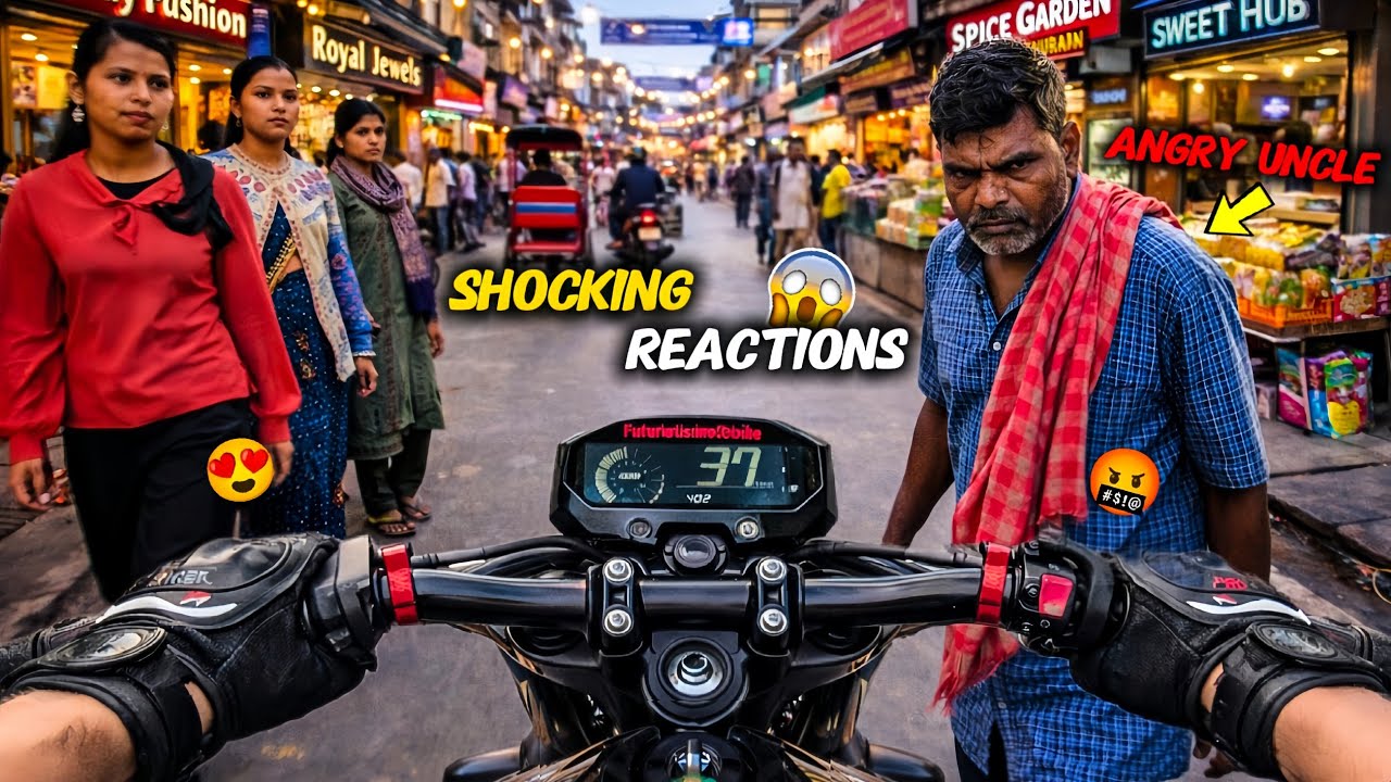 Took My Bike to the Market… Angry Uncle Got Really Mad 😡 | shocking Reactions