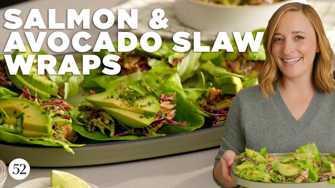 Salmon and Avocado Slaw Lettuce Wraps | Food52 + California Avocados