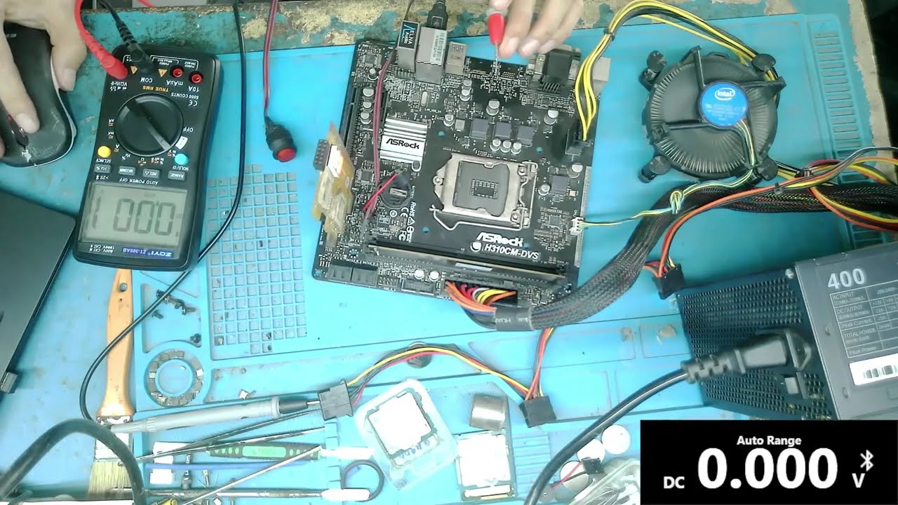 ASROCK H310CM-HDV mất nguồn DDR4-RST, chết CPU