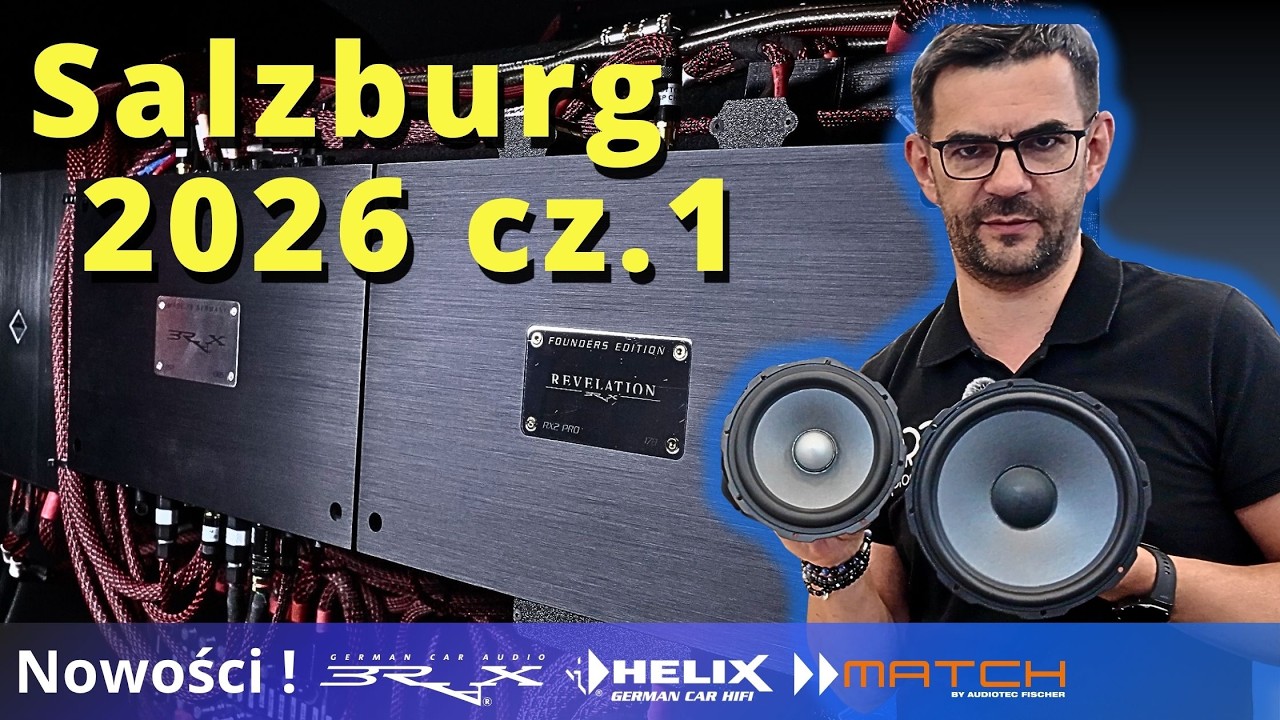 Salzburg 2026 part 1 Car Audio Fair - new Helix, brax, Match 2026 products
