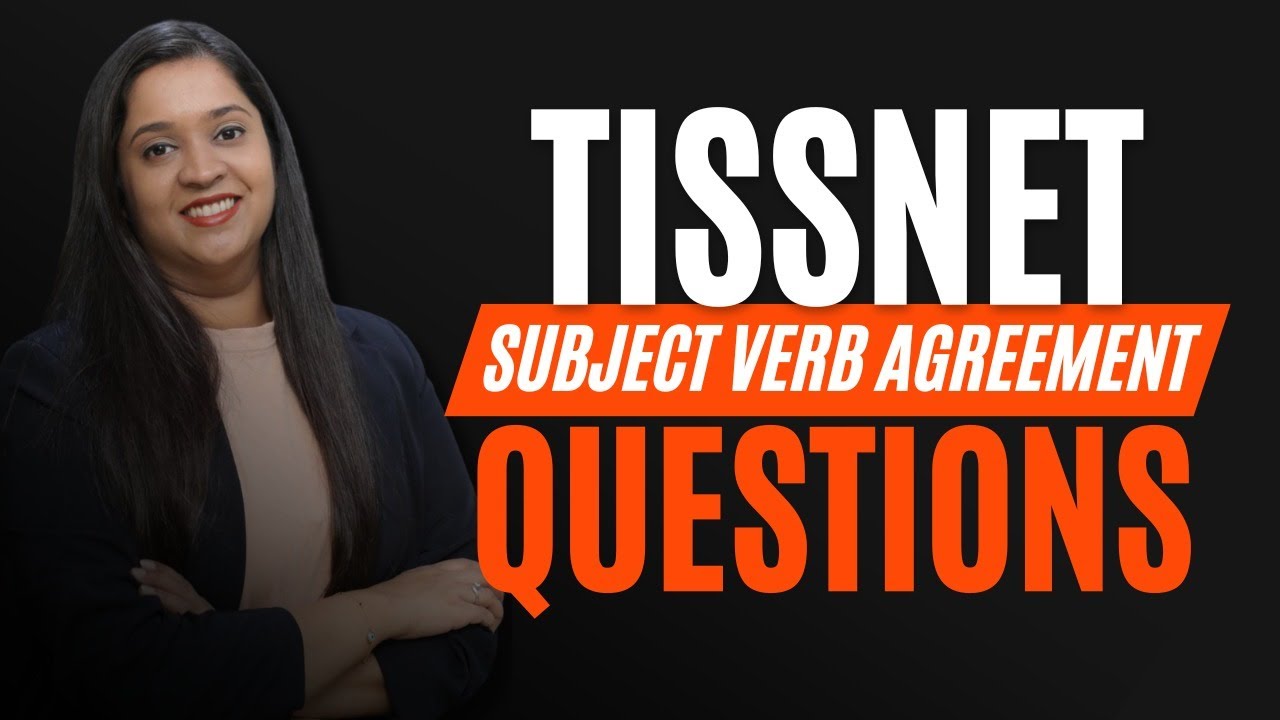 How To Master Subject Verb Agreement Questions | TISSNET Strategy To Clear Cutoff