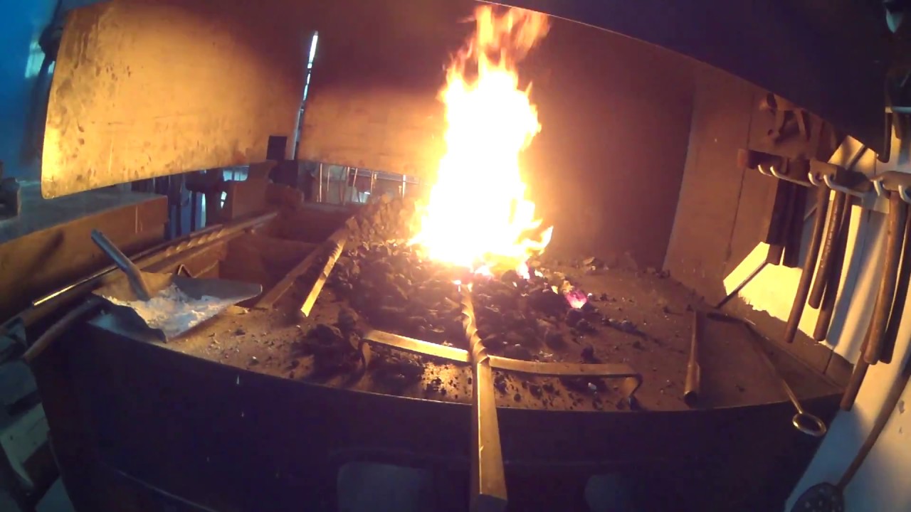 Damast Feuerschweissen // Forge Welding Damascus Steel