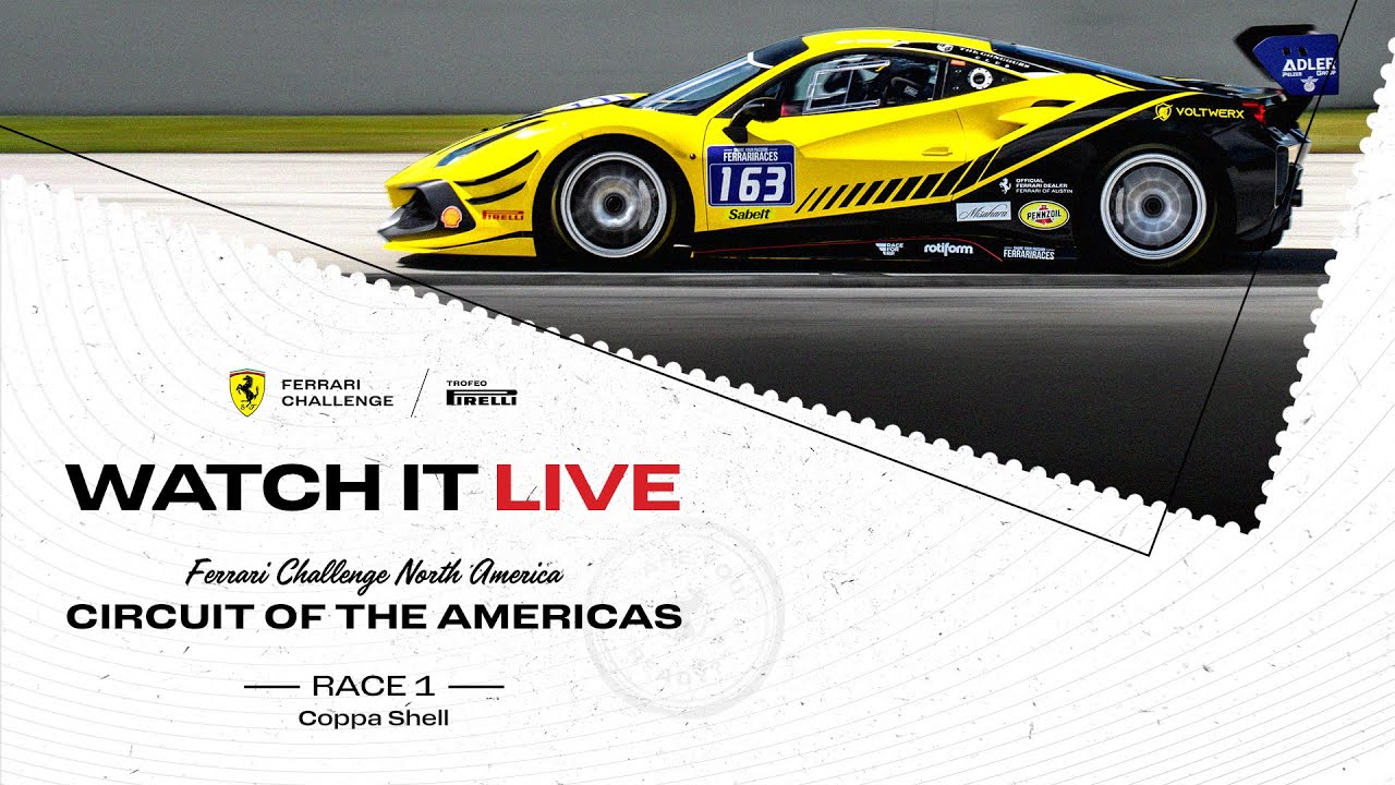 Ferrari Challenge North America Coppa Shell – COTA, Race 1