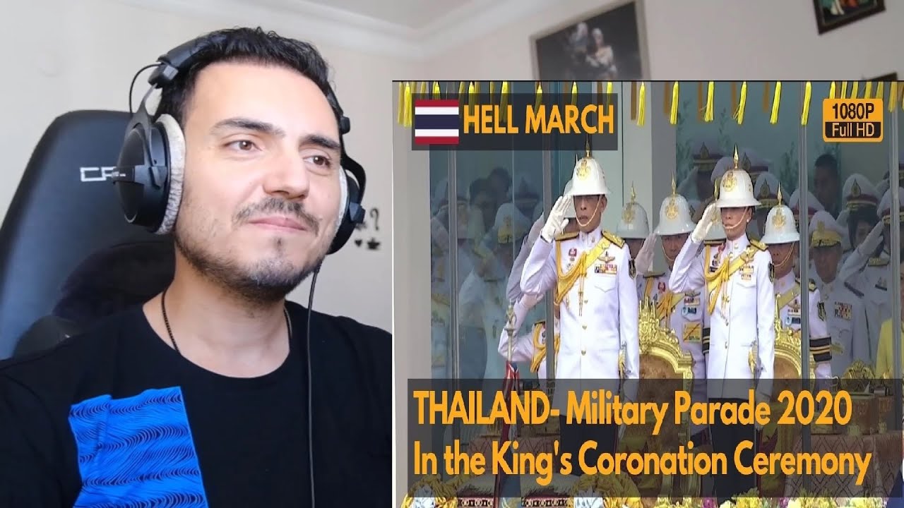 Hell March Thailand Military Parade 2020 in วชิราลงกรณ King Rama X Coronation Ceremony Reaction