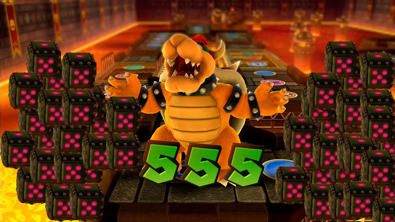 Mario Party 10 Bowser Party - Team Peach Vs Team Bowser (Chaos Castle)
