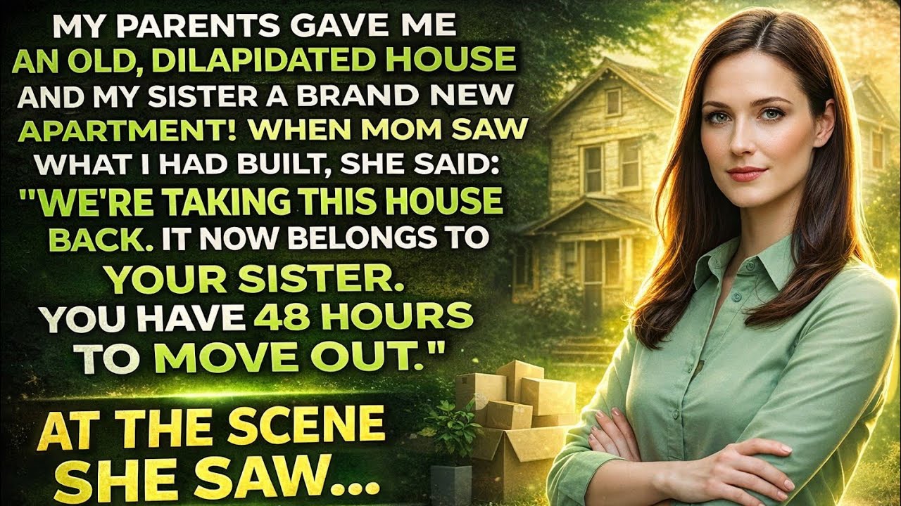 My Parents Gave Me a Ruined House… Then Tried to Steal It for My Sister