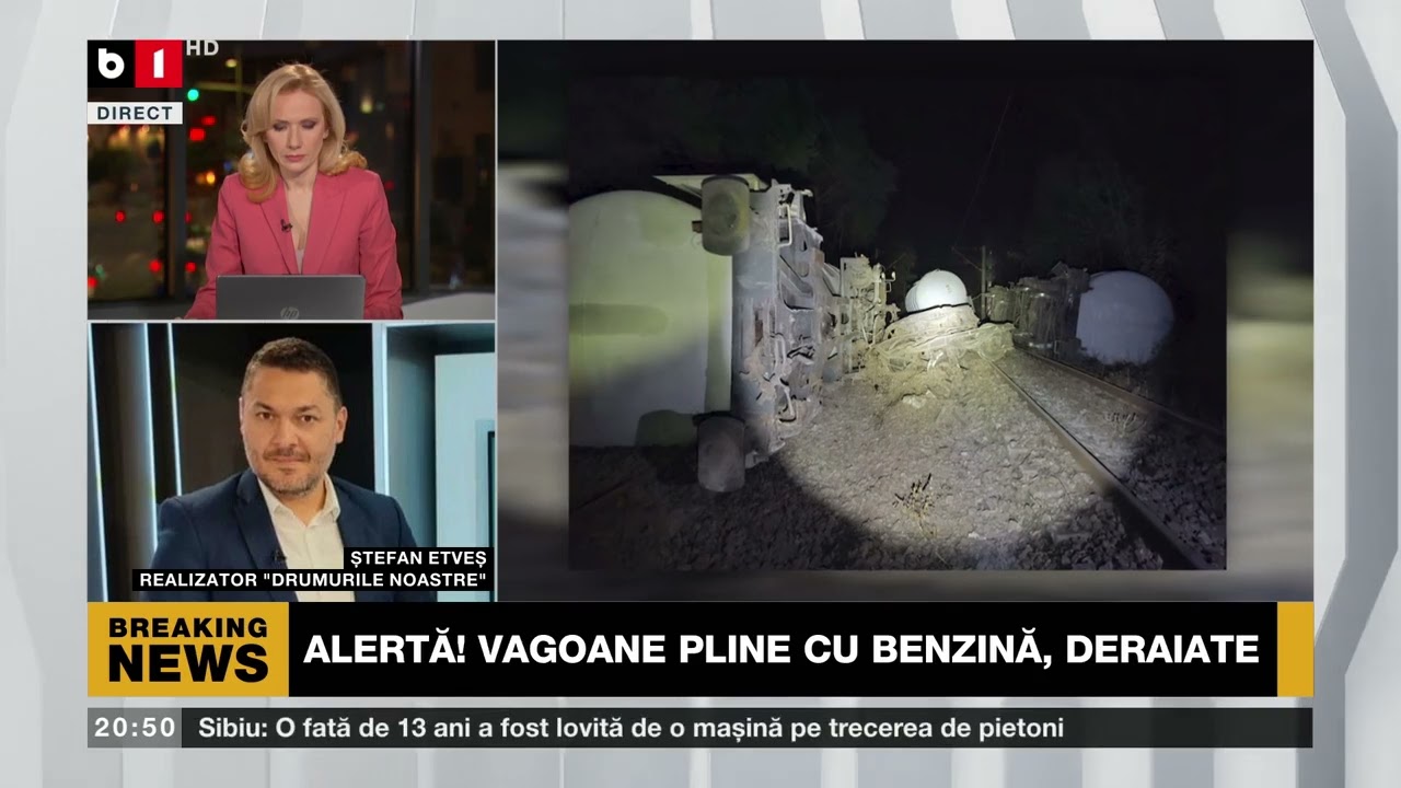 ULTIMĂ ORĂ: ACCIDENT FEROVIAR EXTREM DE GRAV ÎN MEHEDINȚI. Știri B1TV_5 nov. 2024