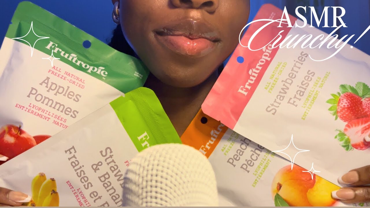 ASMR Crunchy Freeze-Dried Fruit Tasting | Relaxing Crunch Sounds | Freeze-Dried Snack Review