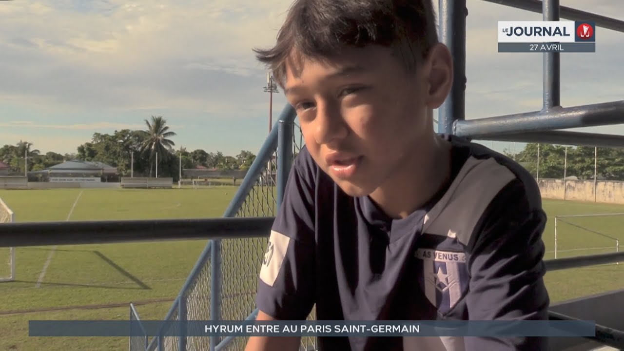 Hyrum, 12 ans, entre au Paris Saint-Germain