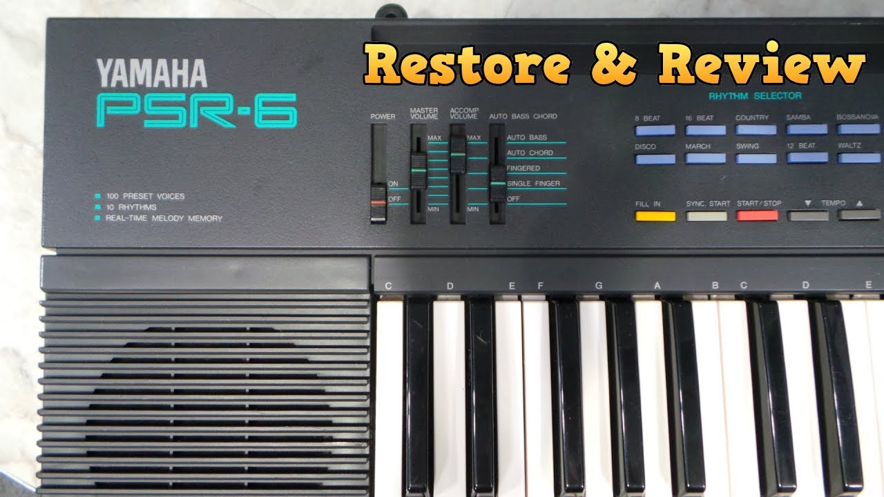Yamaha PSR-6: Восстановление и обзор