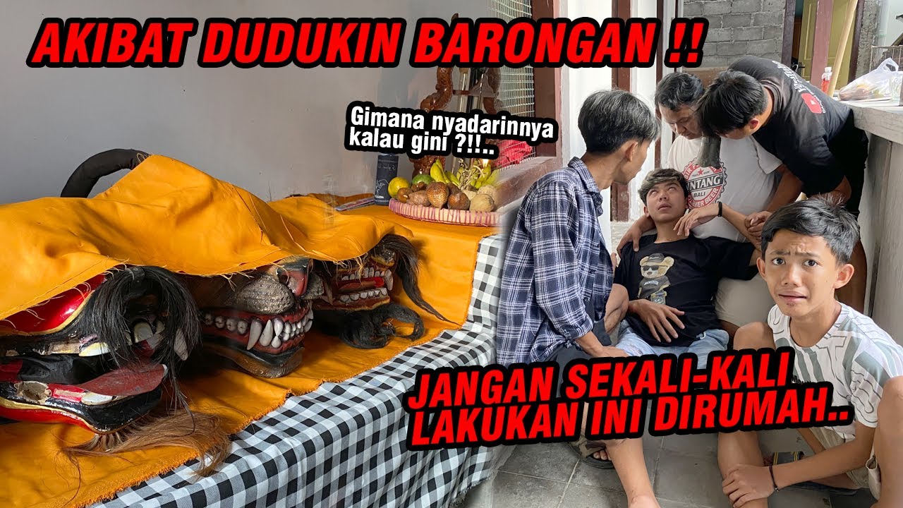 Akibat dudukin Barongan !! JANGAN SEKALI-KALI LAKUKAN INI DIRUMAH