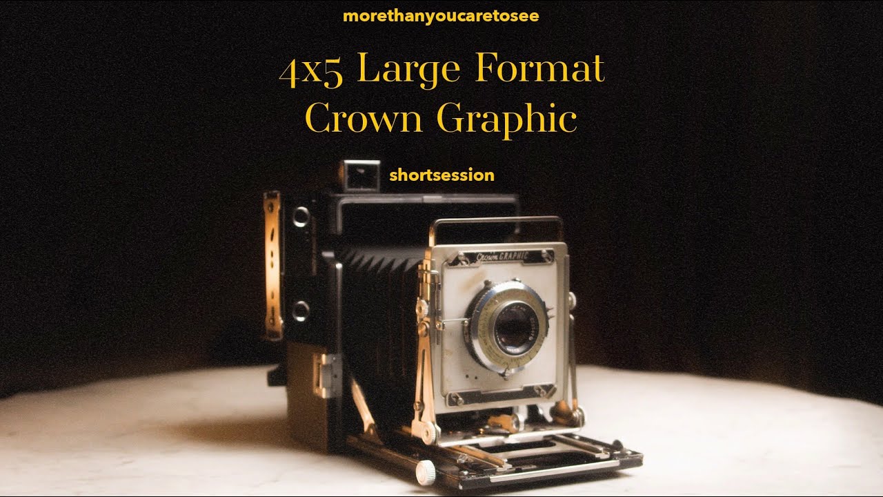 The Beginner's Guide to Large Format Photography // Crown Graphic + Portra 400