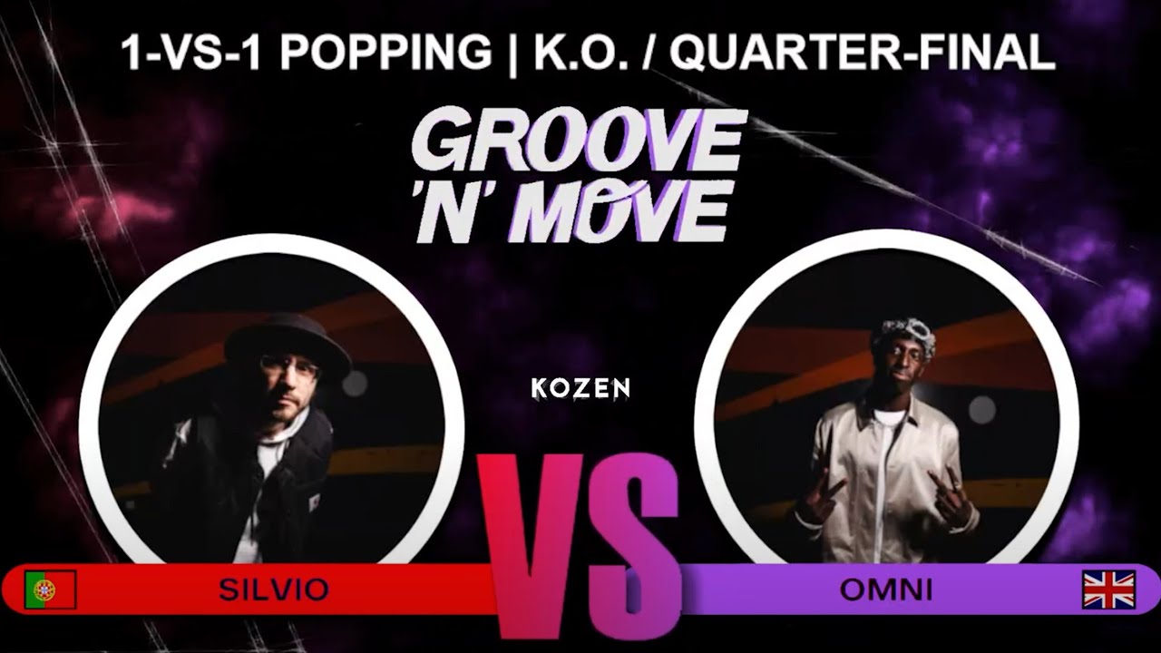 Groove'N'Move Popping Battle 2024 - 1/4 - SILVIO vs OMNI