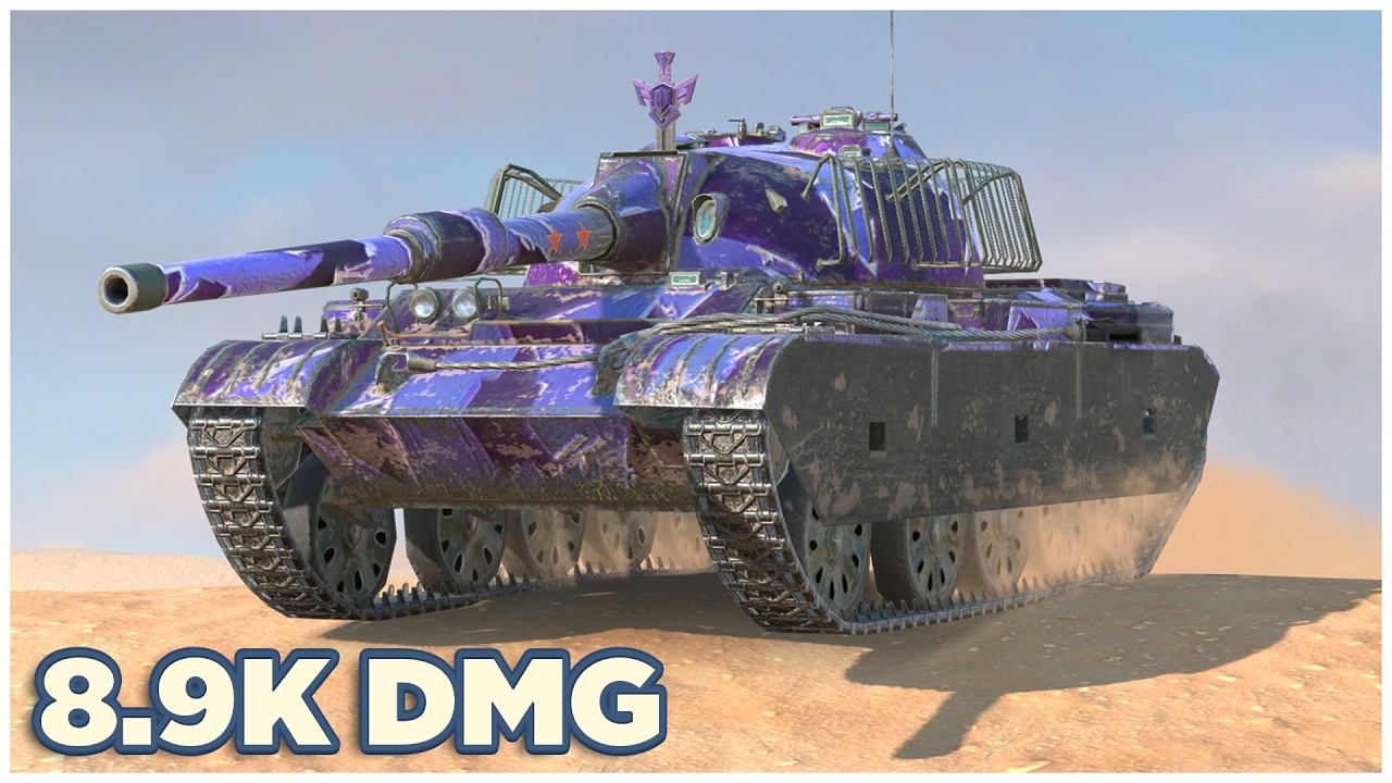 WZ-132-1 &bull; 8.9К УРОНА 5 ФРАГОВ &bull; WoT Blitz