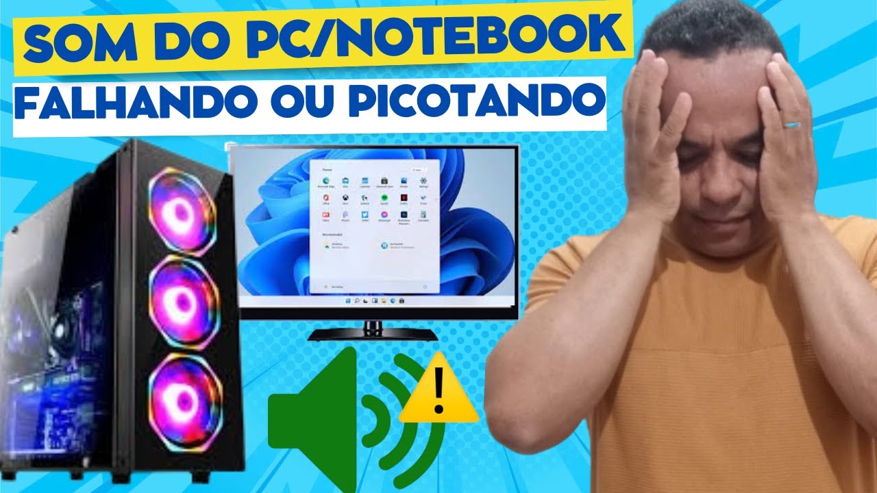 &Aacute;udio do Windows Falhando, Pipocando ✔Resolvido