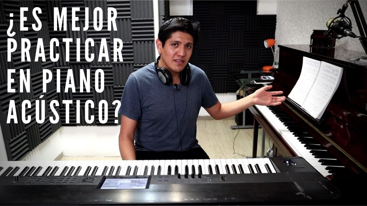 ¿Es malo para la técnica practicar en un teclado?