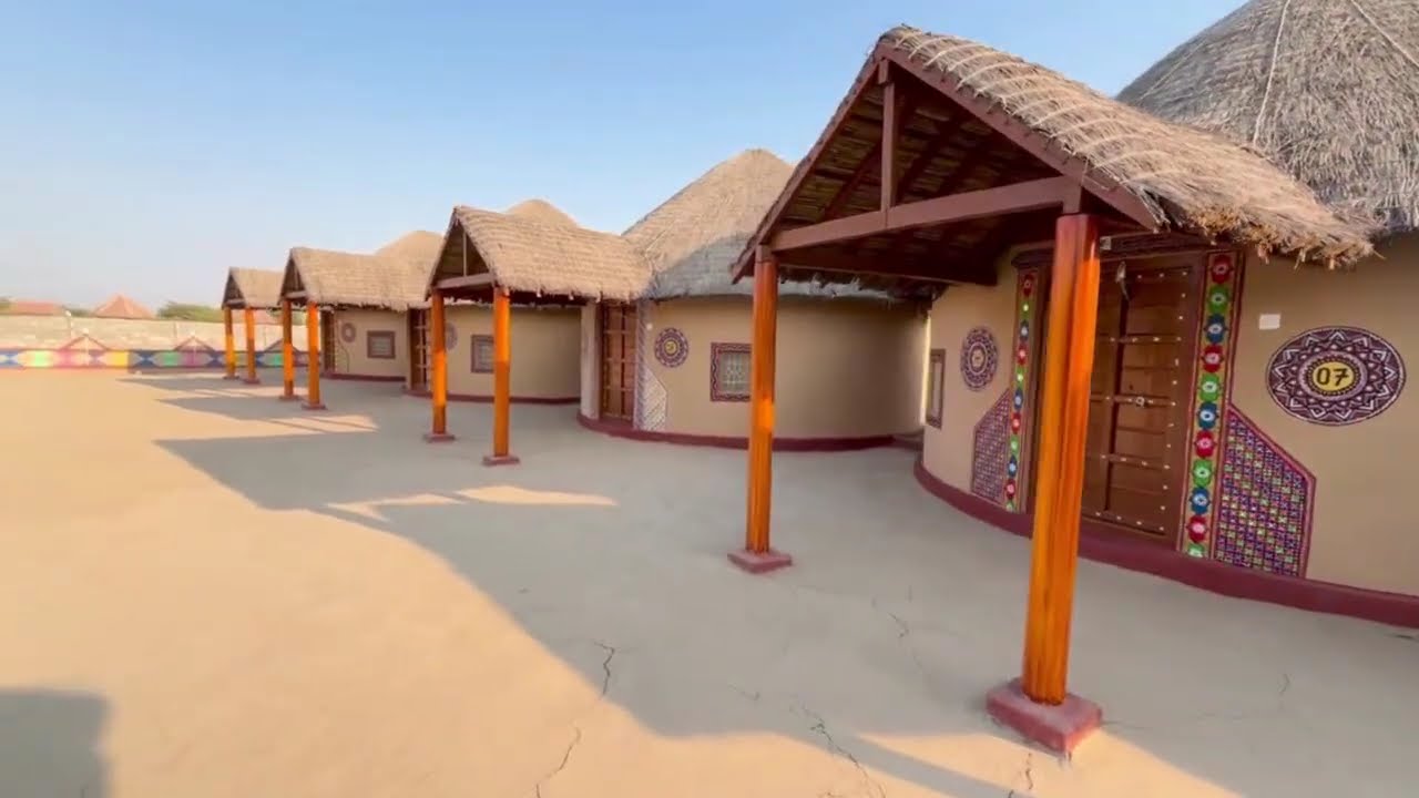 Kutchi Bhunga stay, Resort Hodka Village,  #kutch #gujrat #rannutsav2025