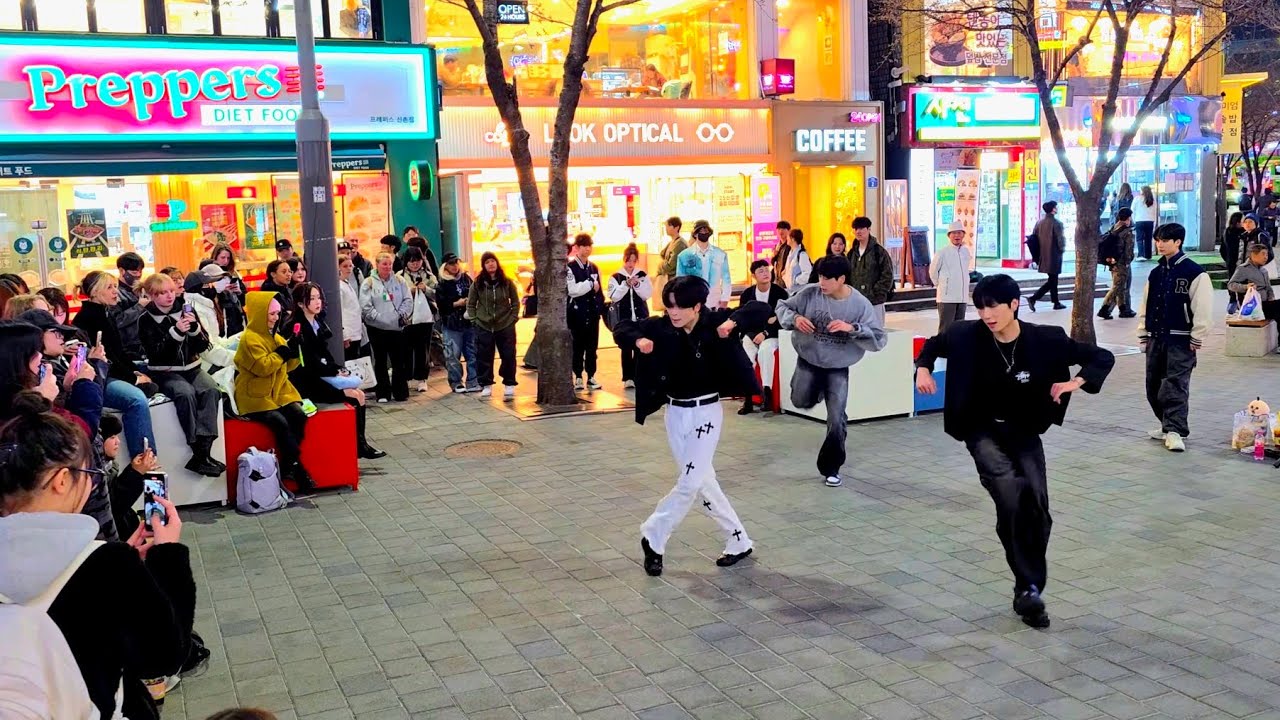 [STREET ARTIST] ONE OF. WITH AUDIENCE. INTERACTIVE SINCHON BUSKING. 250401.