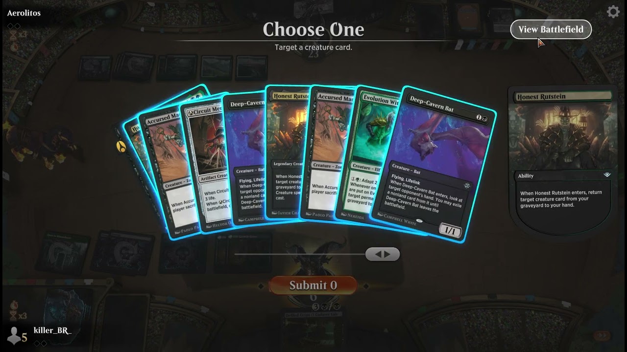 Superliga T4/2 ▪ Liga Artisan ▪ Su&iacute;&ccedil;o 4/5 ▪ Golgari Recursion x Abzan Reanimator