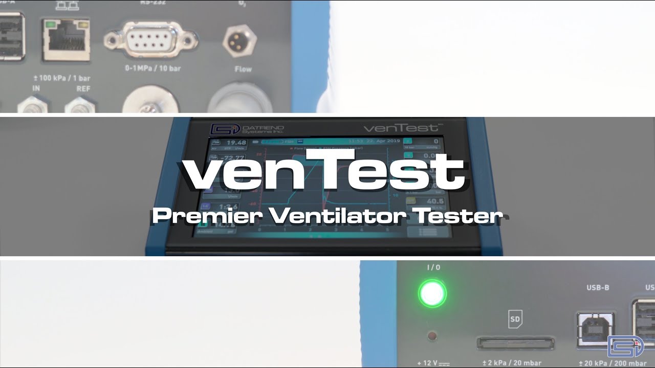 venTest - Medical Gas Flow Analyzer - Product Video