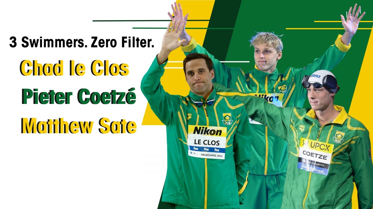 Inside Team South Africa swimming with Chad le Clos, Pieter Coetzé, Matthew Sates