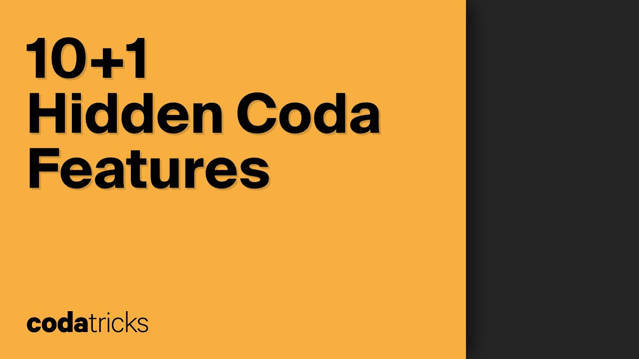 10+1 Things You Didn’t Know You Could Do in Coda