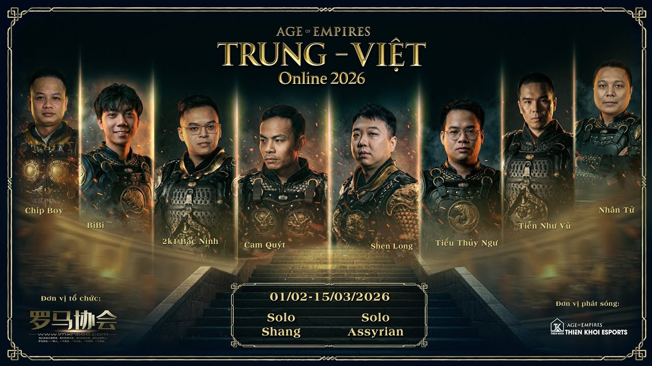 Trực tiếp | AOE Trung - Việt Online 2026 | Solo Shang | BLV: RBS | Ngày 10/02/2026