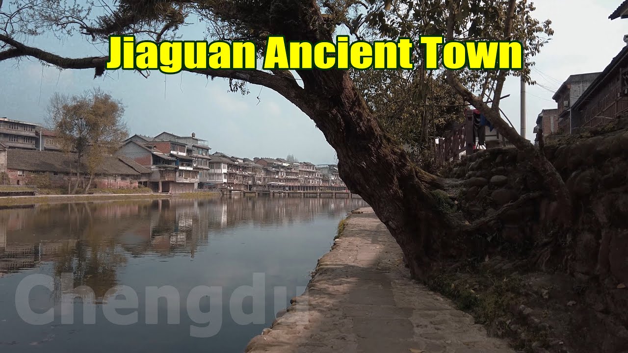 [4K] Walking Tour along Riverside of Jiaguan Ancient Town | Chengdu 2022【邛崃夹关镇】