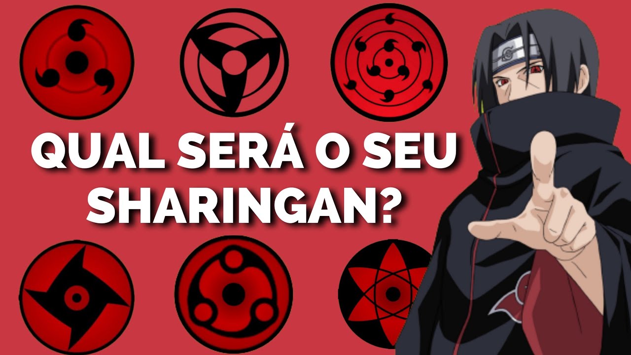 TESTE SHARINGAN | QUAL SERÁ SEU SHARINGAN | QUIZ NARUTO | QUIZ SHARINGAN | QUIZ UCHICHA | NARRANIME