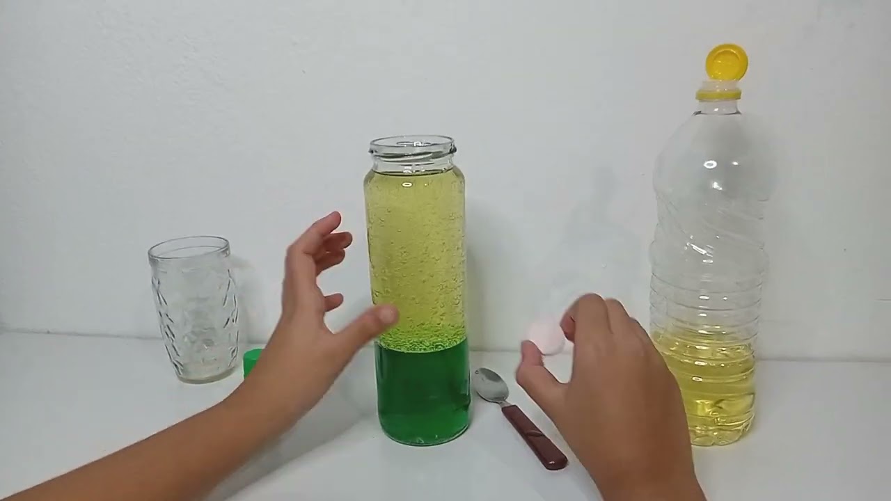 Experiência da lampada de lavar 