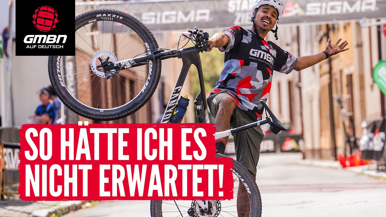 Zum ersten Mal bei einem Mountainbike-Marathon