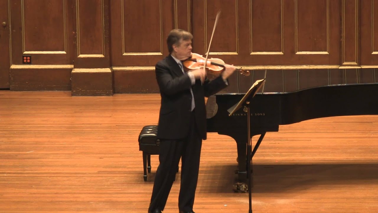 James Buswell plays Bach's Cello Suite No. 5 in C Minor for viola