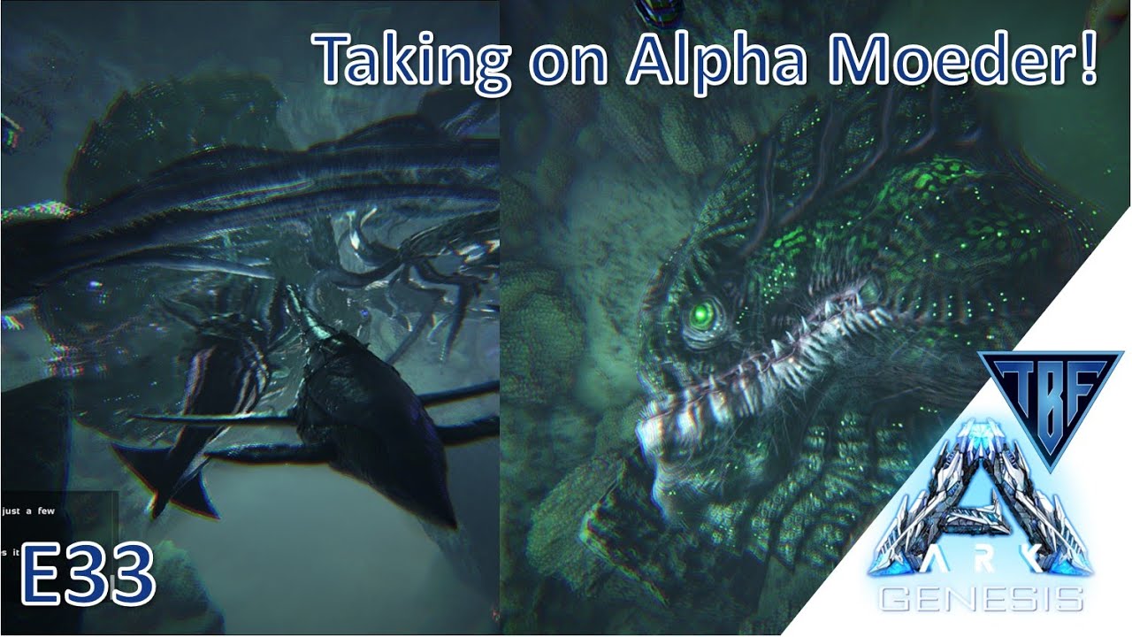 Ark Genesis E33 Moeder Ark's First Water Boss! Gamma to Alpha  New Ark DLC - Ark Survival Evolved