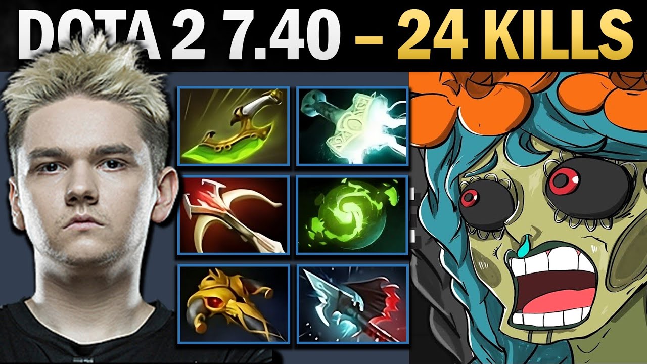 Muerta Pro Carry with Butterfly and 24 Kills - Dota Gameplay