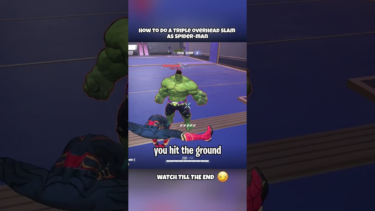 How to do a Triple Overhead Slam as Spider-Man #marvelrivals #spiderman