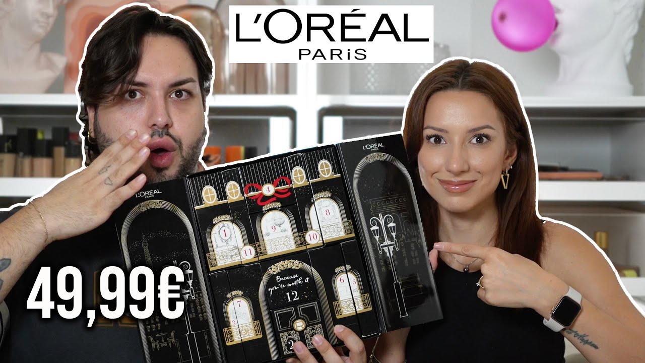 CALENDARIO DELL'AVVENTO L'OREAL PARIS 2023 ft @liquorsbeauty