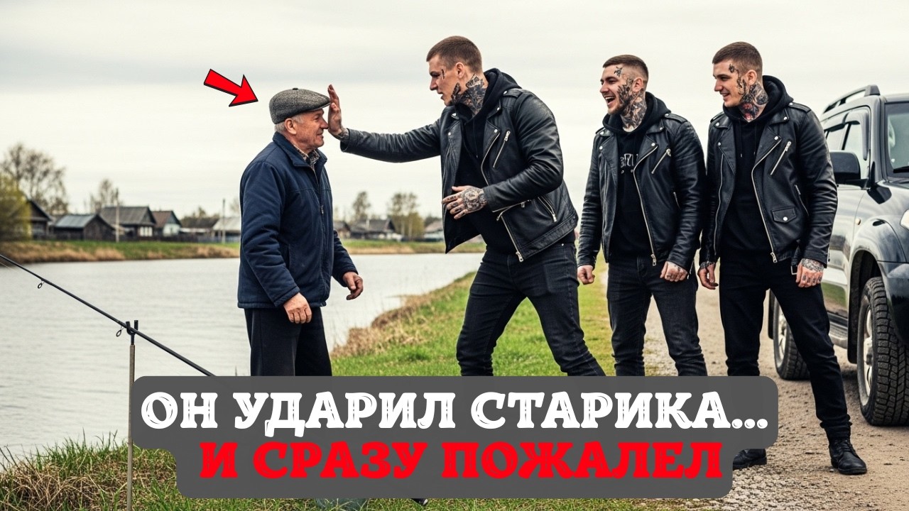 Наглые бандиты ударили старика у реки… Но они не знали, что он бывший следователь