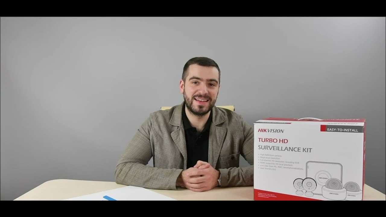 Обзор камер видеонаблюдения в одном комплекте 4 камер Hikvision. #cctv #hikvision #видеонаблюдения