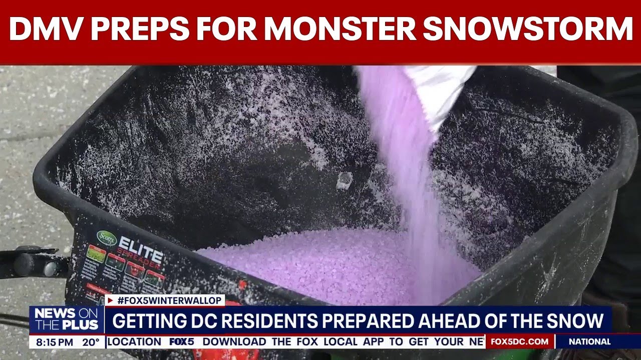 DMV prepares for monster winter snowstorm