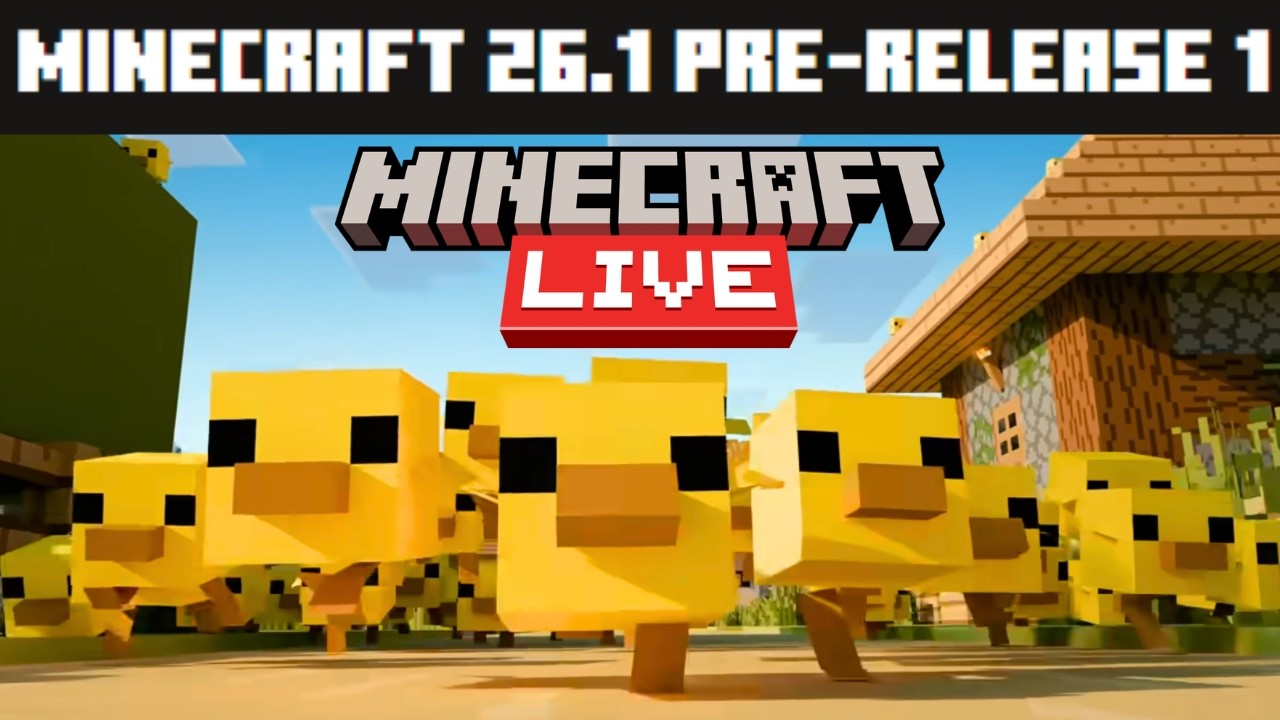 Дата выхода Minecraft | Предварительный релиз 26.1 1