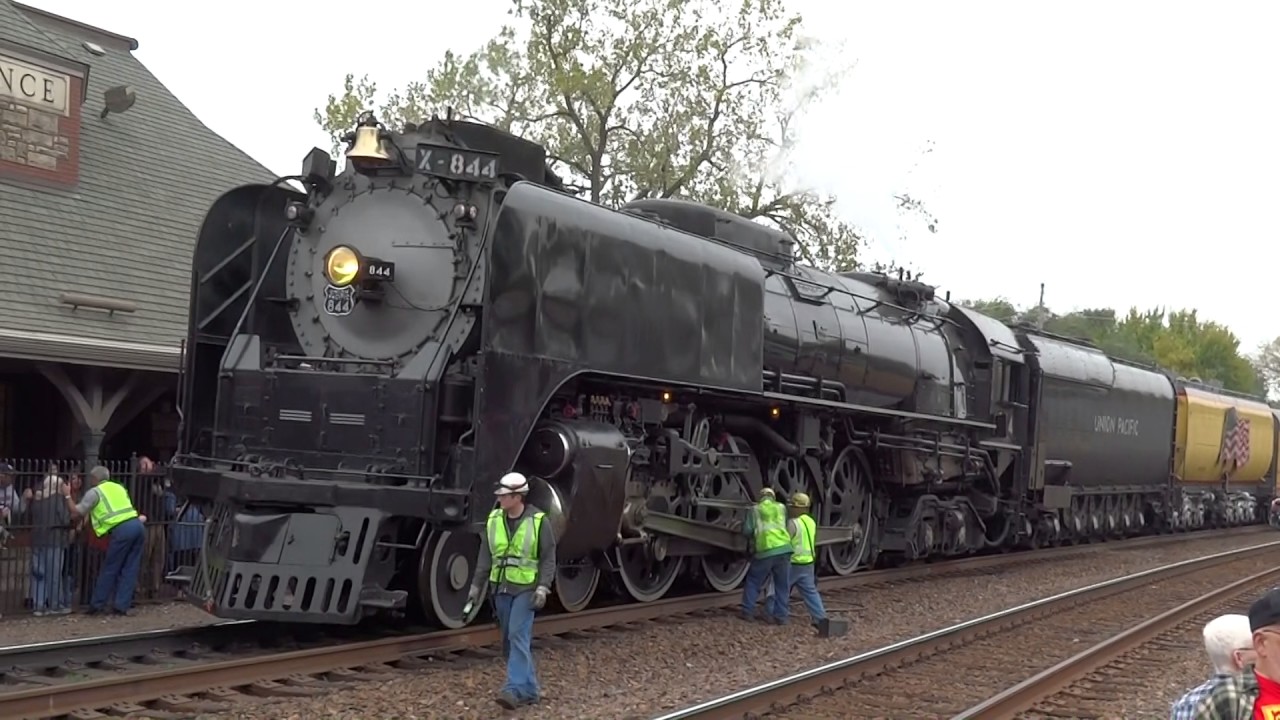 Union Pacific 844 From Lawrence, KS to Kansas City 2016
