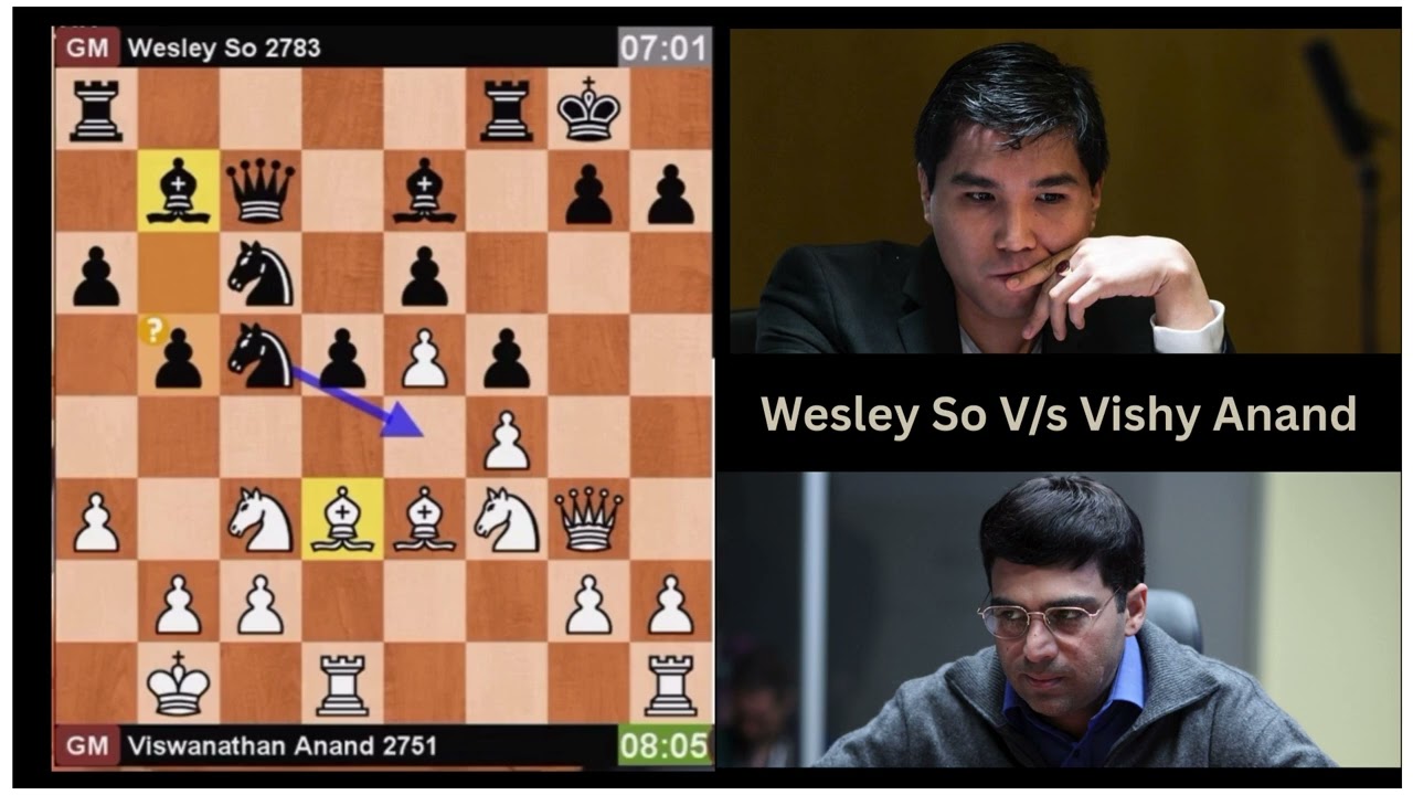 Anand vs Wesley So | Levitov Chess 2023| Vishy Anand's immortal attacking game