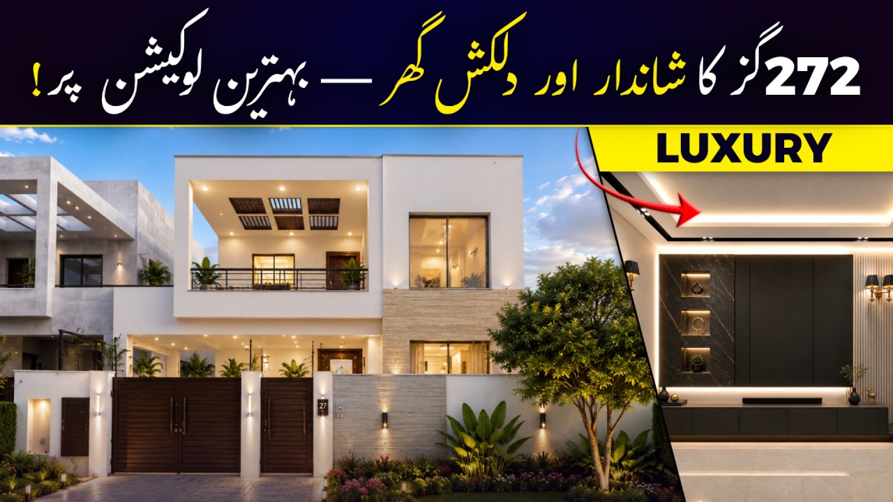 272 Sq Yards House for Sale in Bahria Town Karachi | Luxury Villa Tour