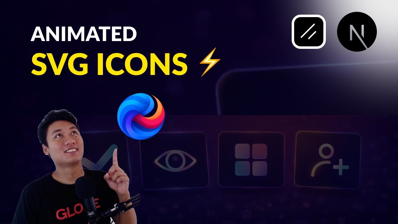 Animated SVG Icons in Next.js with shadcn UI