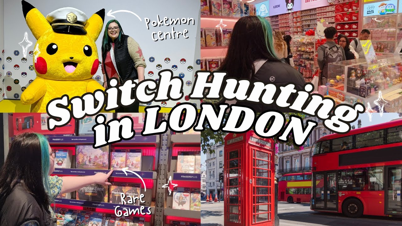 Nintendo Switch Game Hunting in London! (& Pokemon Centre Vlog)