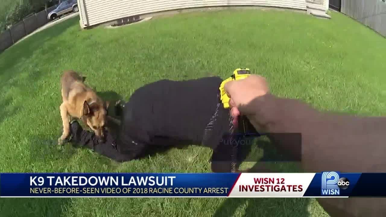 Man files civil rights lawsuit against deputy, Racine County after K9 arrest