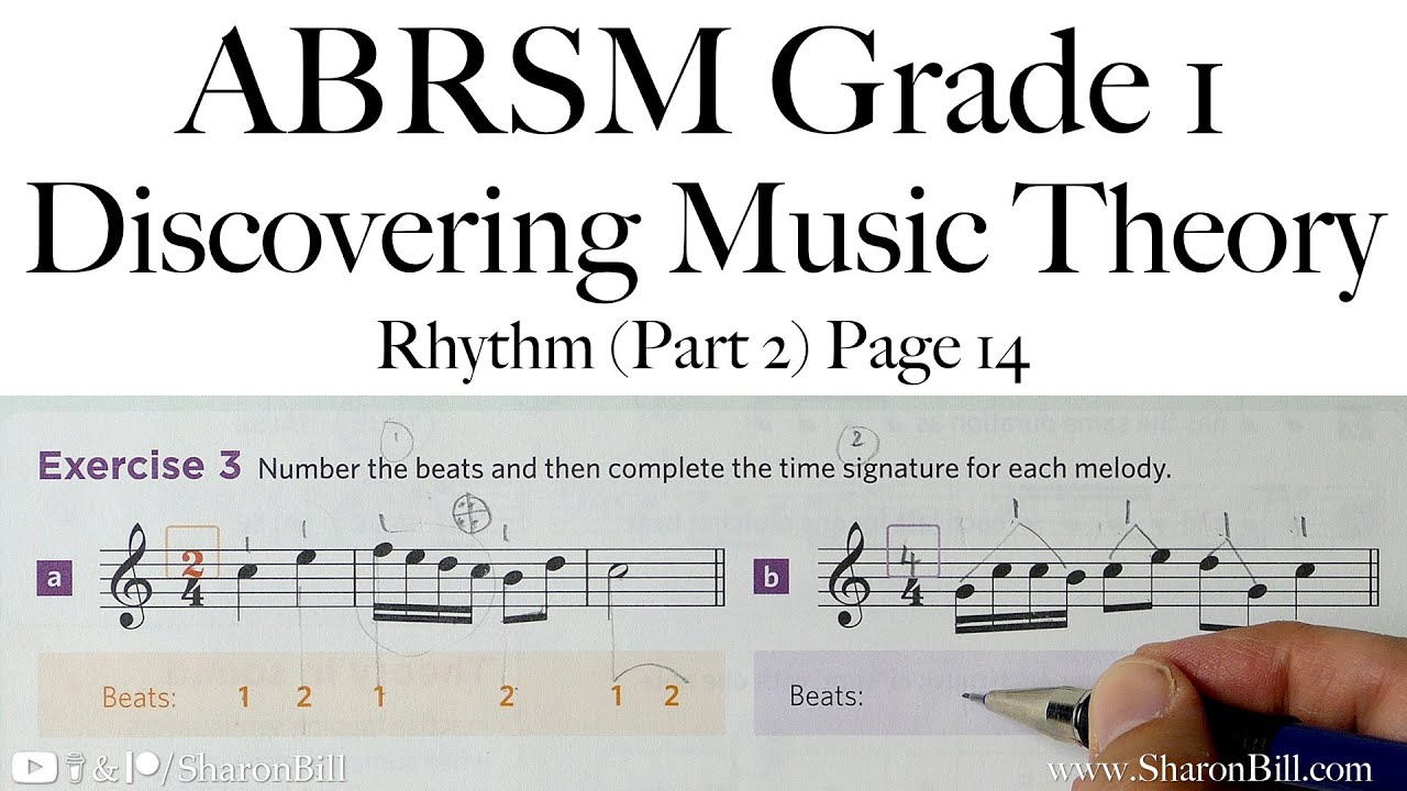 ABRSM Discovering Music Theory Grade 1 Rhythm (Part 2) Page 14 with Sharon Bill