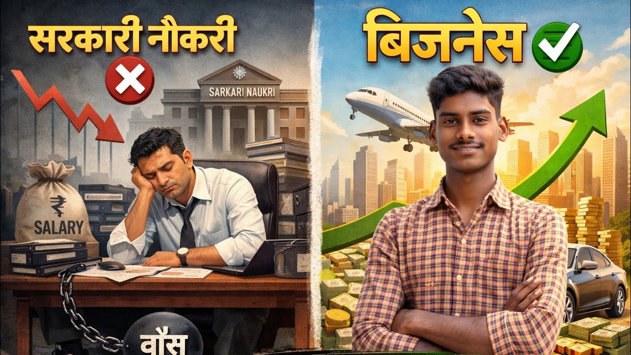 सरकारी नौकरी ❎ बिजनेस ✅ #bussinsa #success #nokare #success #motivation 
