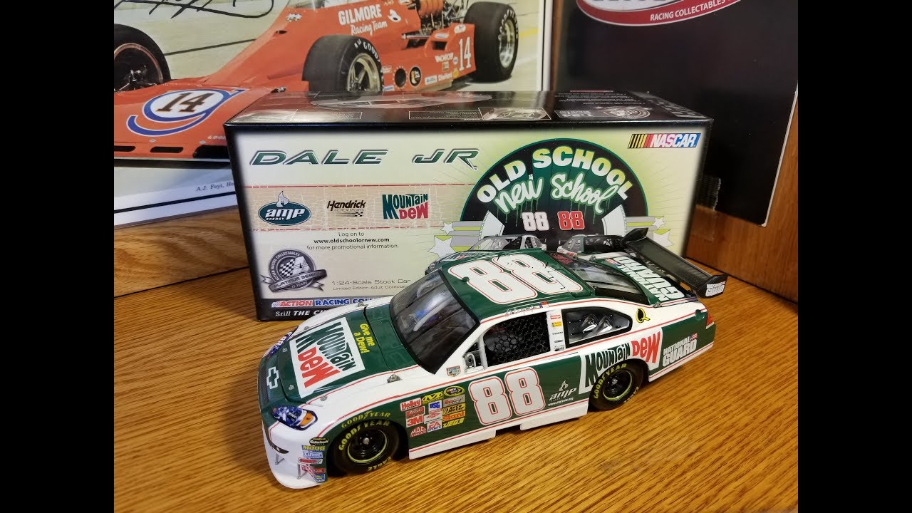 NASCAR Diecast Review: Dale Earnhardt Jr 2008 Mountain Dew Throwback